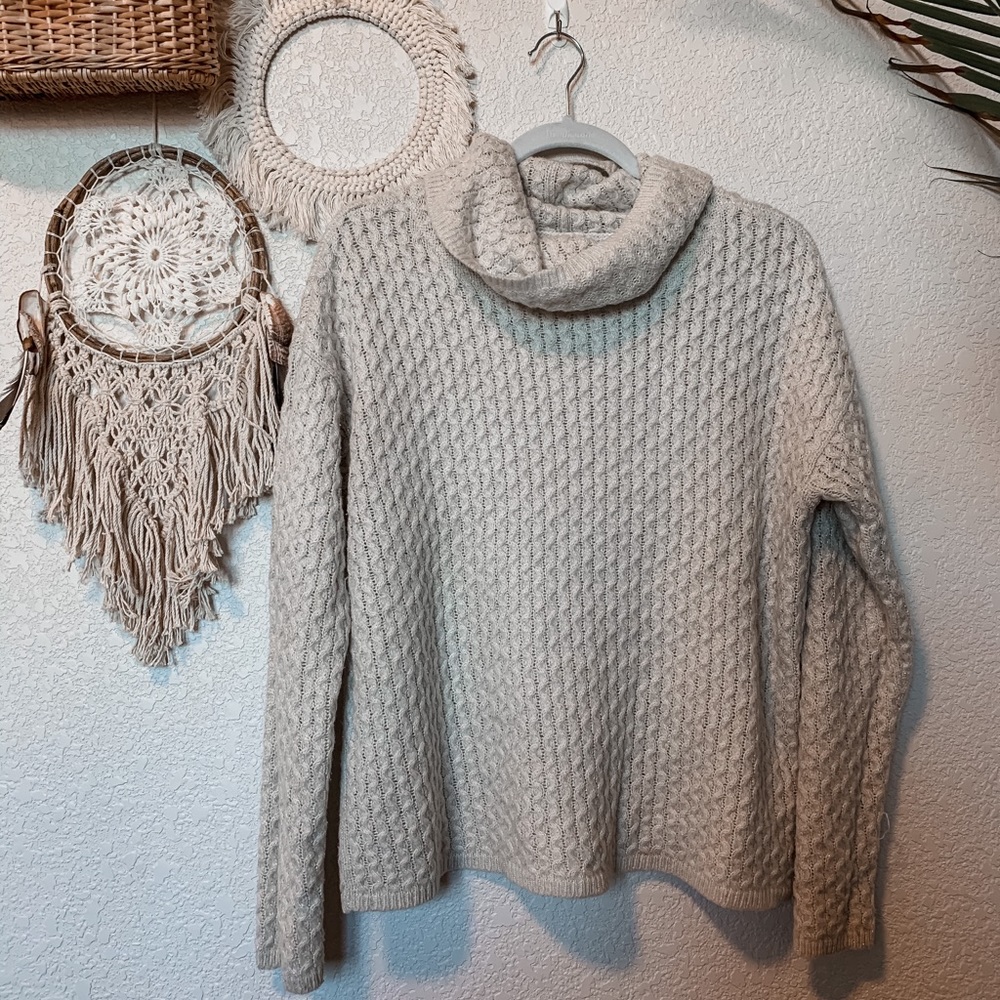 Chunky Knit Turtleneck Sweater